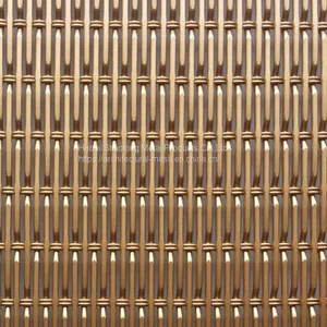 XY-1228P Coppper Color Aluminum Architectural Wire Mesh thumbnail-1