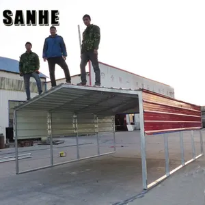 Easy Asemble Backyard DIY Steel Shed Car Shelter Kit Large Garage Canopy Metal Portable Car Port thumbnail-1