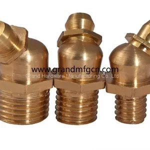 M8X1.5 M10X1.5 M12X1.5 M16X1.5 Brass Grease Nipple thumbnail-2