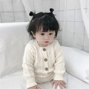 Hot Selling Knitted Ponchos Girls Winter Sweater Poncho 2020 Custom Kids Sweaters thumbnail-4