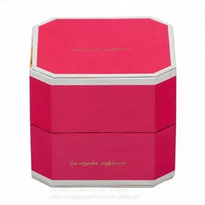 Cardboard ring box Ring Box cardboard Wedding Ring Gift Box  with Custom Logo. thumbnail-3
