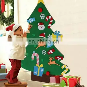 5 Designs Felt Christmas Ornaments Felt Christmas Tree Hanging Decorations thumbnail-1