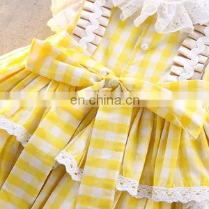 Baby Girl Summer Yellow Rabbit Princess Lolita Dress for Girls Easter Birthday Party thumbnail-6