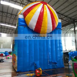 Outdoor Children Amusement Park Steamer Theme Inflatable Bouncy Slides For Sale thumbnail-4
