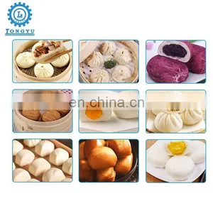 Shanghai Longyu Steamed Round Bread/ Bun Baozi Momo Making Machine Bun Production Line thumbnail-5