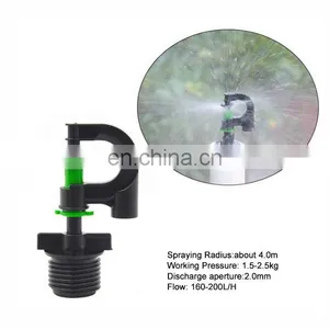 Plastic Small Automatic Rotating Garden Irrigation G Micro Sprinkler Head thumbnail-3