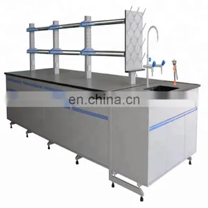 Guangzhou All Steel Laboratory Furniturechemistry Lab Work Tableschool Experimental Equipment Central Bench thumbnail-2