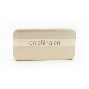 Oem Logo Print Super Thin Metal Power Bank 8000mah Golden Oem Color Power Portable Charger thumbnail-4