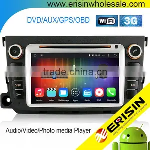 Erisin ES2506B 7" Android 4.4.4 Auto Radio 2 Din GPS DVD for Mercedes Smart thumbnail-1