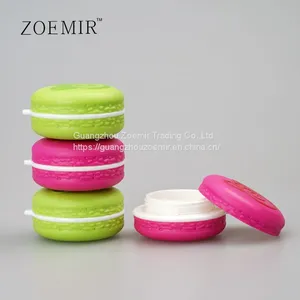Cute Macaron Boxes Lip Balm Colorful Macaron Shape Lipstick Tube Packaging thumbnail-3