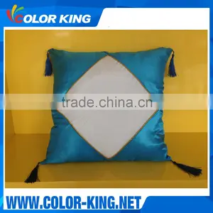 Custom Sublimation Heat Transfer Printing Pillowcase With Tassel 42*42cm Quality Choice thumbnail-3