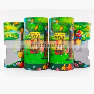 Custom Recycled Cylinder Side-window Bottle Paper Tube Packaging thumbnail-5