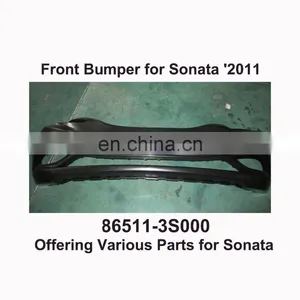 Front Bumper Without Trailer Hole for Hyundai Sonata '2011 thumbnail-2