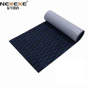 NEKEKE 70*190*0.6 cm Black + Blue + Diamond on Surface Boat Yacht Marine EVA Deck Foam Sheet Composite Outdoor Decking thumbnail-2
