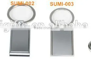 Custom LOGO Design Metal Name Sublimation Blank Keychain/keyring thumbnail-1
