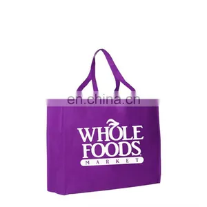 Personalized Eco Friendly Reusable Tote Non-woven Bag Shopping Bags Recyclable Non Woven Tote Bag With Printing Custom Logo thumbnail-1