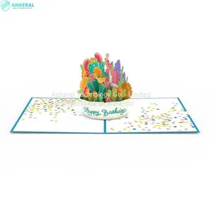 Happy Birthday Basket 3D Pop-up Cards Custom Printing Best Birthday Gifts for Kids thumbnail-2