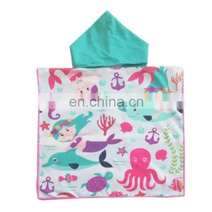 Hot-sale New Custom Cartoon Animal Bath Robe Kids Girl Towels Cotton Bath Towels thumbnail-3