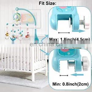 Mini Tudou Bed Bell Baby Music Crib Mobile Toys Musical Projection Box Hanging Rattle Bracket Holder Sleeping Toy Baby Mobile thumbnail-4