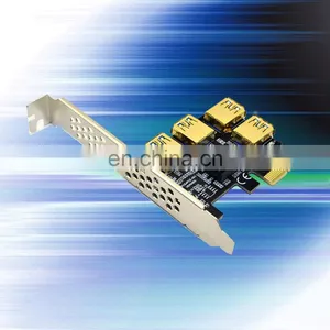 High Quality Pci-e To 4 Ports Usb3.0 Adapter 1 Turn 4 X Usb 3.0 Converter Card thumbnail-2