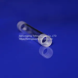 Quartz Tube With Thread Mouth At Both Ends Screw Stread Quartz Glass Tube thumbnail-4