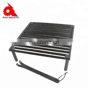 China Wholesale Non-stick Black Color Enamel Cast Iron Grill Plate thumbnail-2