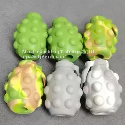 Cheap Grenade Odorless 3D Silicone Bowling Ball Fidgets Fidget Ball Fidget Toy Decompression Squeeze 3d Elastic Ball thumbnail-1