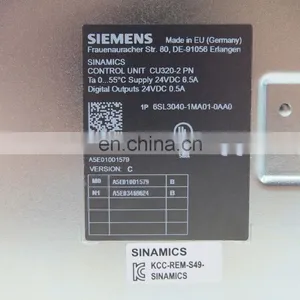 Siemens Original SINAMICS Control Unit 6SL3040-1MA01-0AA0 thumbnail-2
