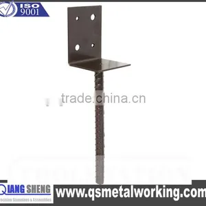 Customized Stainless Steel Aluminum Brass Metal Post Support Bracket thumbnail-1