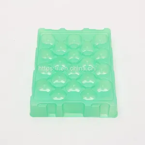 Green PET Vacuum Forming Plastic Blister Trays for Auto Parts Plastic Blister Packaging Inner Trays thumbnail-2