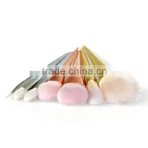 Metal Handle Makeup Brushes Rose Gold 7pcs Hot Sale thumbnail-5