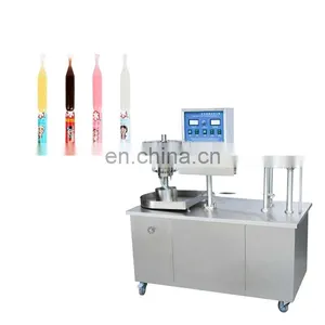 Genyond Factory Hot Sale Injecting Type Plastic Tube Ice Lolly Making Equipment Ice Pop Soft Tube Filling and Sealing Machine thumbnail-1
