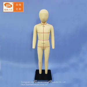 Industry Fiberglass Made Boys' Full Body Sewing Tailors' Mannequin With Detachable Head, Shoulder Caps Size 130 thumbnail-2
