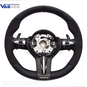 For BMW F30 F10 F20 F22/23/44/F32/F33/36 Alcantara Leather Carbon Fiber MultiFunctional Steering Wheel Assembly thumbnail-1