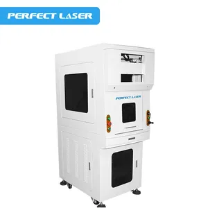 50w Floor Type Safety Closed Metal Fiber Laser Engraver With Computer and Table thumbnail-1