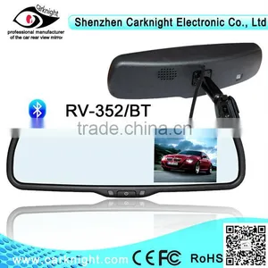 2014 Best Selling Product Car Bluetooth Rearview Mirror With fm Transmitter Bluetooth Custom Outside Rear View Mirror thumbnail-1