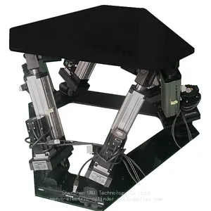 6DOF Full Motion Platform System Hexapod Platform With Universal Joint on Both Ends for Entertaining Simulator thumbnail-5
