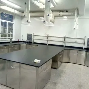 Laboratory Stainless Steel Central Workbench thumbnail-1