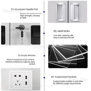 24 Slots Cellphone Locker Charging Station-EWDC251|Electrical Safety & Acrylic Windows-Visual Classroom Phone Management in High Schools -OEM/ODM thumbnail-3