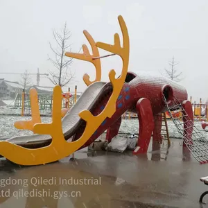 Non-standard Customized Design for Cultural and Tourism Scenic Spots, Outdoor Amusement Facilities, Stainless Steel Spiral Slides thumbnail-1