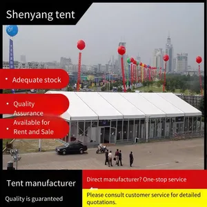 Rental of White and Red Wedding Tents, Rental of Exhibition Tents, and Construction of Food Festival Tents thumbnail-2