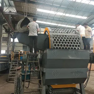 Tire Rubber Granules Tyre Powder Machine Tyre Rubber Processing Line thumbnail-1