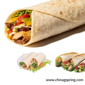Industrial Tortilla Chapati Roti Production Line PLC Control for Flatbread Processing KBP-820/950 thumbnail-2