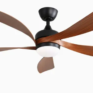 Fünfblatt-Ventilatorlampe / 52-Zoll-DC-Dreifarben-Zimmerdeckenventilatorlampe 110V (Wechat: 13510231336) thumbnail-2