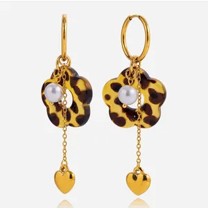 Custom Tarnish Resistant Gold Plated Earrings - Stainless Steel Fashion Jewelry thumbnail-2