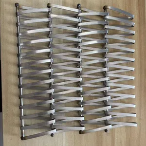 Decorative Stainless Steel Spiral Wire Mesh, Suitable for Architectural Partitions, Sizes Can be Customized. thumbnail-1