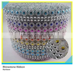 Sew On Plastic Rhinestone Mesh Decorative Plastic Mesh thumbnail-3