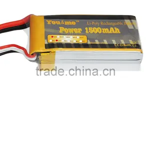 High Power Supply 11.1V 30C 1500mah 7.4v Battery Rechargeable Batteries thumbnail-5