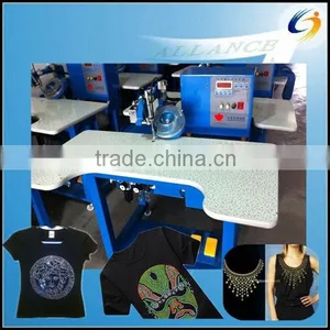 High Speed Single Phase 1 Welding Head Semi Automatic Hotfix Rhinestone Setting Machine thumbnail-1