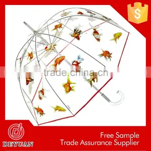 Baby Strollers Totes Kids Bubble Clear Pvc Straight Umbrella thumbnail-1